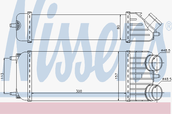 Alternativ bild 0 för Laddluftkylare