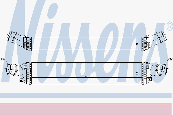 Alternativ bild 0 för Laddluftkylare Nissens