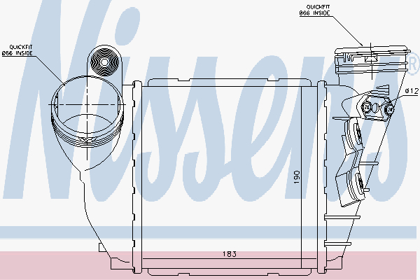 Alternativ bild 0 för Laddluftkylare Nissens