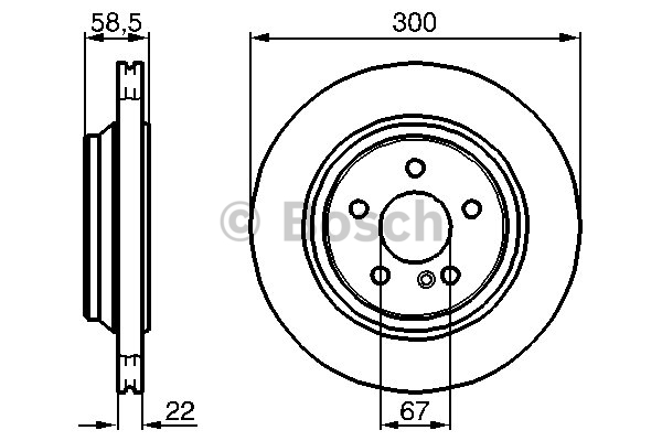 Alternativ bild 0 för Bromsskiva