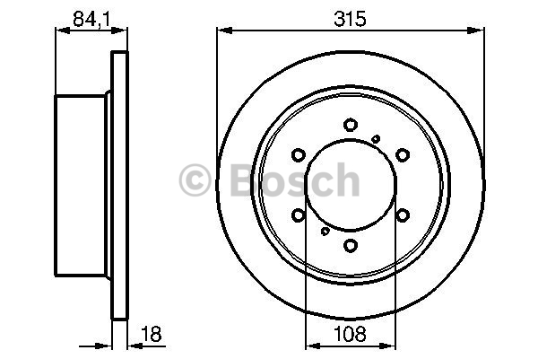 Alternativ bild 0 för Bromsskiva
