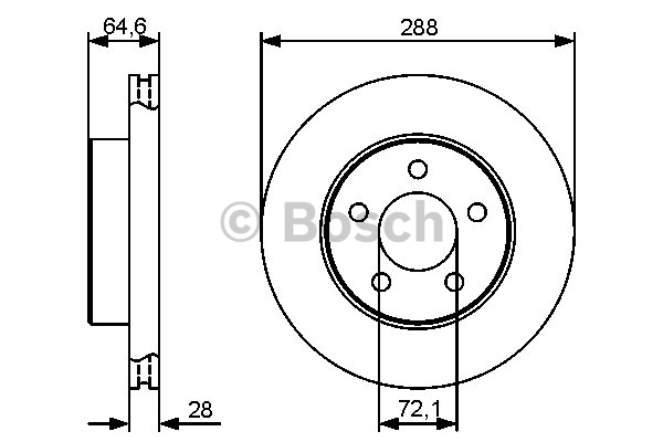 Alternativ bild 0 för Bromsskiva