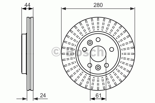 Alternativ bild 0 för Bromsskiva