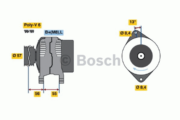 Alternativ bild 0 för Generator Bosch