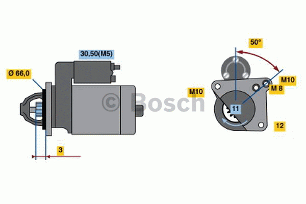 Alternativ bild 0 för Startmotor Bosch