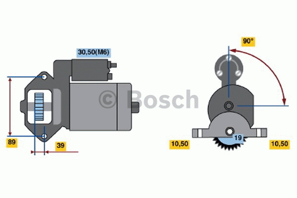 Alternativ bild 0 för Startmotor Bosch
