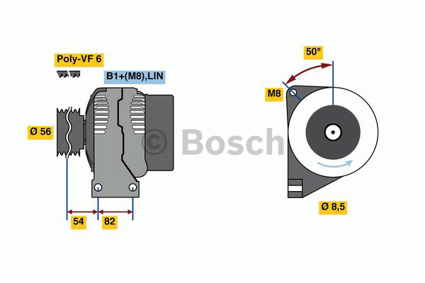 Alternativ bild 0 för Generator Bosch
