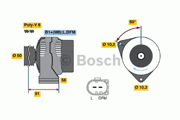 Alternativ bild 0 för Generator Bosch