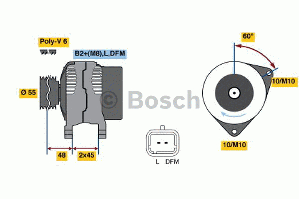 Alternativ bild 0 för Generator Bosch