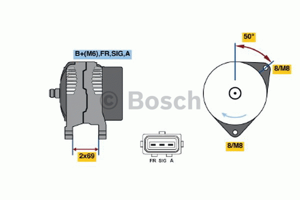 Alternativ bild 0 för Generator Bosch