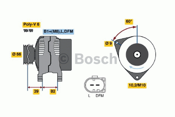 Alternativ bild 0 för Generator Bosch