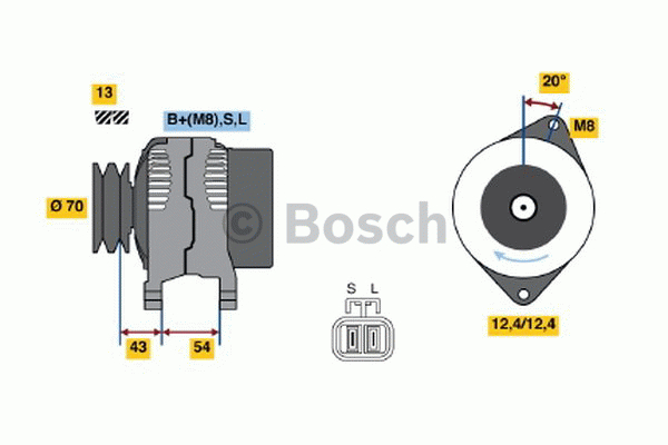 Alternativ bild 0 för Generator Bosch
