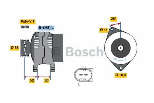 Alternativ bild 0 för Generator Bosch