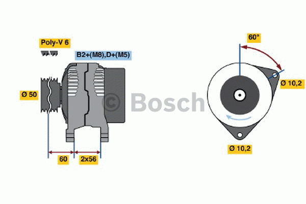 Alternativ bild 0 för Generator Bosch