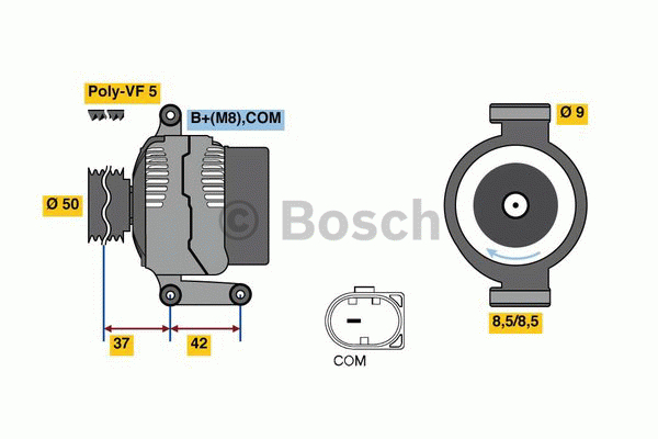 Alternativ bild 0 för Generator Bosch