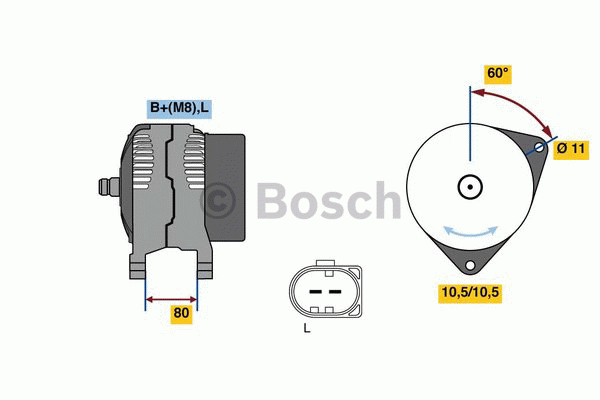 Alternativ bild 0 för Generator Bosch