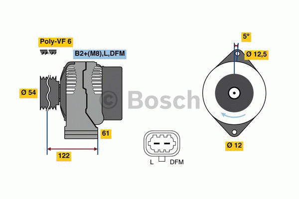Alternativ bild 0 för Generator Bosch