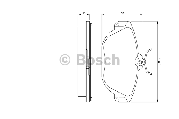 Alternativ bild 0 för Bromsbelägg
