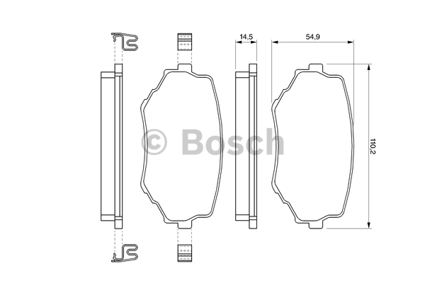 Alternativ bild 0 för Bromsbelägg