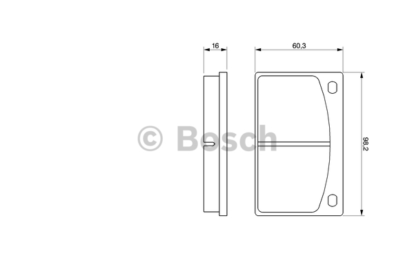 Alternativ bild 0 för Bromsbelägg Bosch