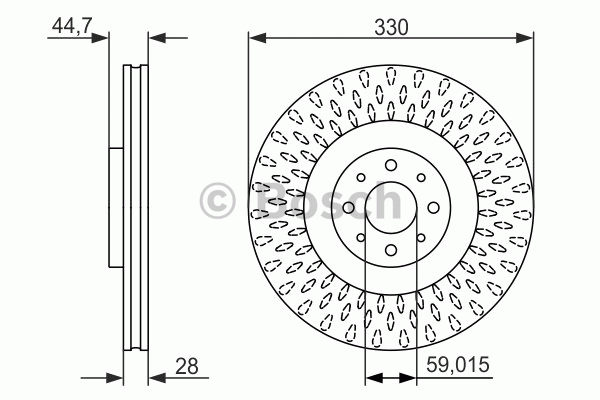 Alternativ bild 0 för Bromsskiva