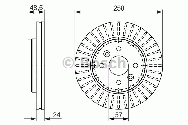 Alternativ bild 0 för Bromsskiva