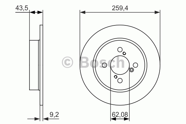 Alternativ bild 0 för Bromsskiva