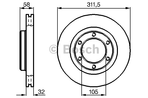 Alternativ bild 0 för Bromsskiva