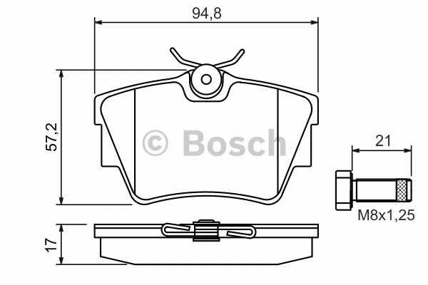 Alternativ bild 0 för Bromsbelägg
