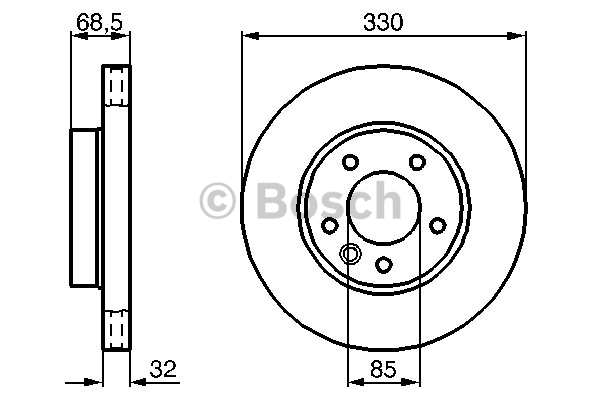 Alternativ bild 0 för Bromsskiva