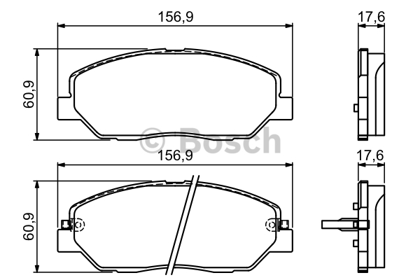 Alternativ bild 0 för Bromsbelägg