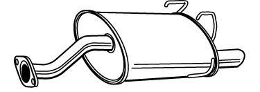 Alternativ bild 0 för Bakre ljuddämpare