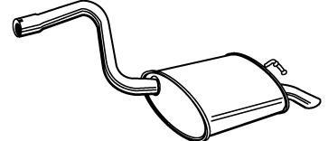 Alternativ bild 0 för Bakre ljuddämpare