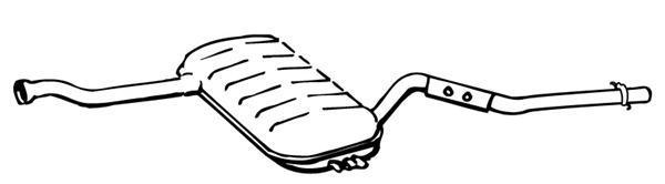 Alternativ bild 0 för Bakre ljuddämpare