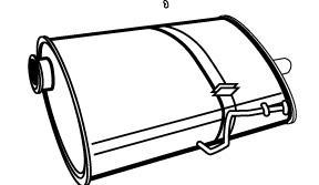 Alternativ bild 0 för Bakre ljuddämpare