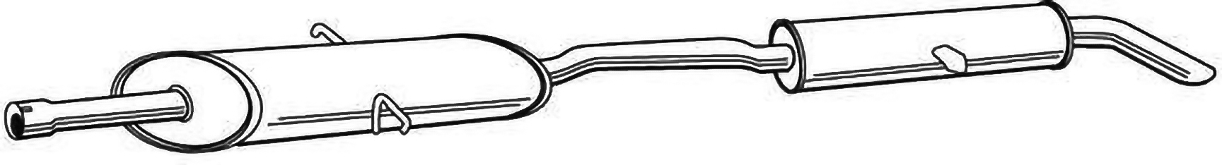 Alternativ bild 0 för Bakre ljuddämpare