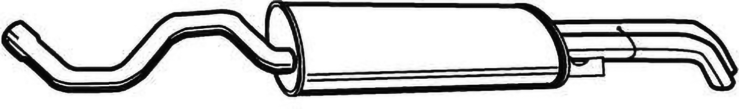 Alternativ bild 0 för Bakre ljuddämpare