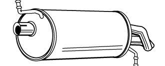 Alternativ bild 0 för Bakre ljuddämpare