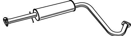 Alternativ bild 0 för Mellan ljuddämpare