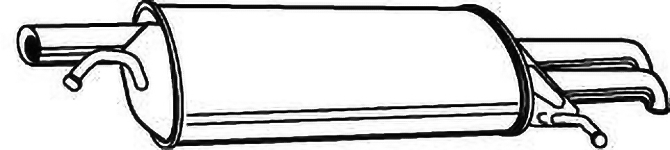 Alternativ bild 0 för Bakre ljuddämpare