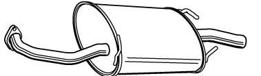 Alternativ bild 0 för Bakre ljuddämpare