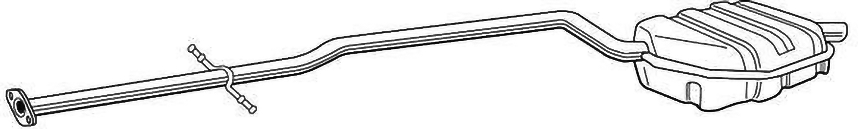 Alternativ bild 0 för Bakre ljuddämpare