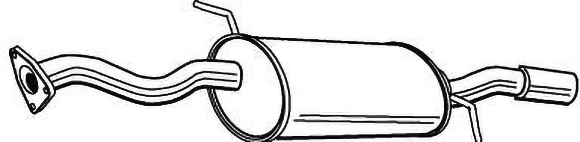 Alternativ bild 0 för Bakre ljuddämpare