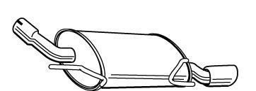 Alternativ bild 0 för Bakre ljuddämpare