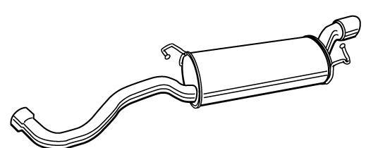 Alternativ bild 0 för Bakre ljuddämpare Walker