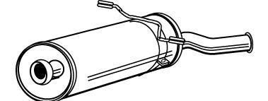 Alternativ bild 0 för Bakre ljuddämpare Walker