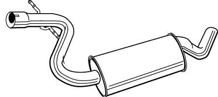 Alternativ bild 0 för Mellan ljuddämpare Walker