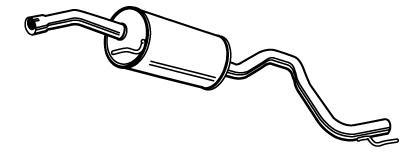 Alternativ bild 0 för Mellan ljuddämpare