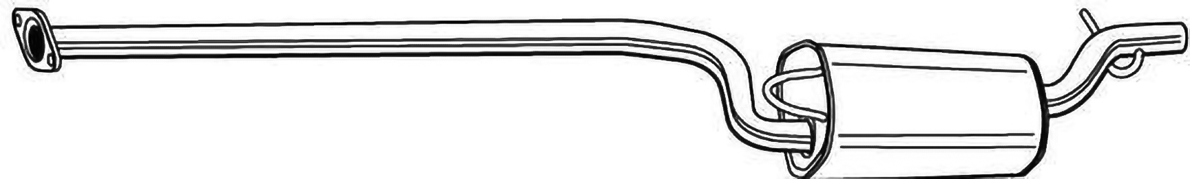 Alternativ bild 0 för Mellan ljuddämpare Walker