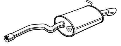 Alternativ bild 0 för Bakre ljuddämpare